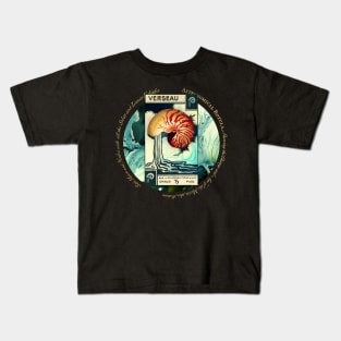 the astrological tarot – aquarius, verseau Kids T-Shirt